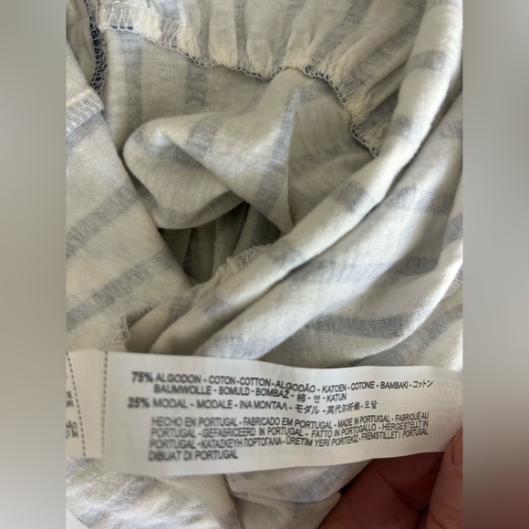 Zara Trafaluc Womens S Blue White Striped Spaghetti Strap Sundress Beach Summer - Picture 5 of 5